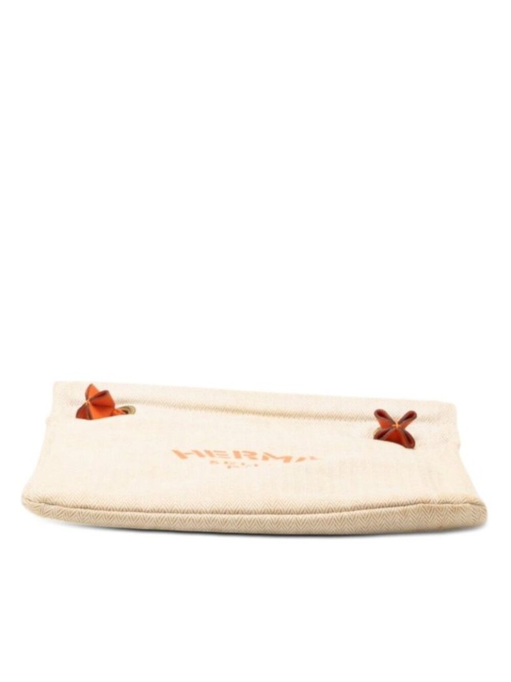 Hermes Aline PM Shoulder Bag Beige Orange Toilet Blanc Leather - Picture 3 of 6